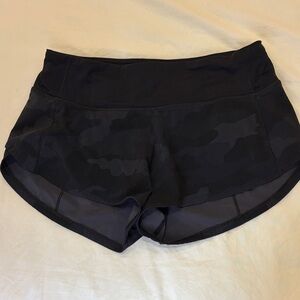 Black Camouflage Lululemon Women's Shorts- size 2